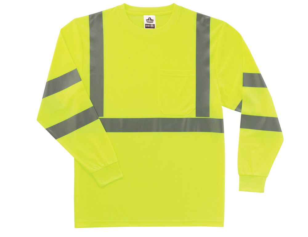Ergodyne 8391 GloWear Class 3 Long Sleeve T-Shirt from Columbia Safety