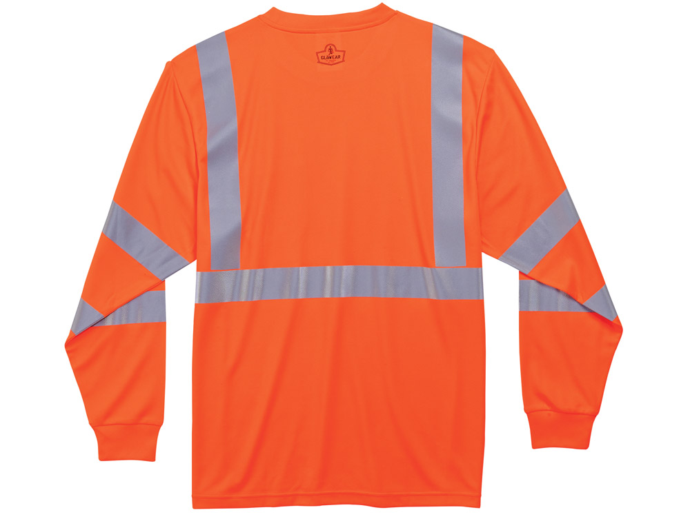 Ergodyne 8391 GloWear Class 3 Long Sleeve T-Shirt from Columbia Safety