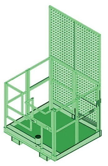 DBI Sala 8510568 Advanced Forklift Basket Davit Base from Columbia Safety