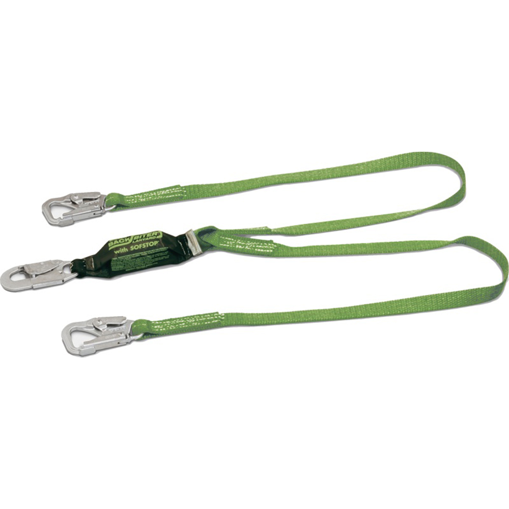 Miller BackBiter Tie-Back Twin Leg Lanyard from Columbia Safety