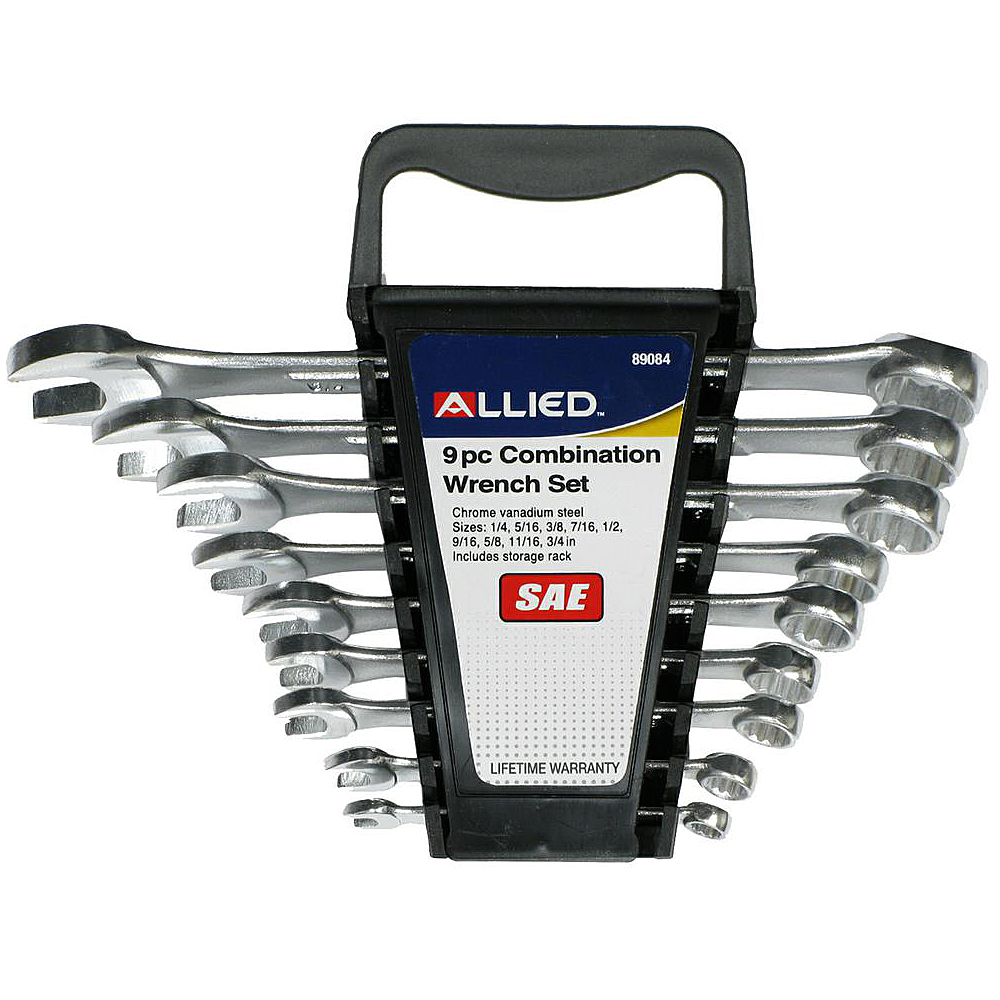 Allied International 9 Piece SAE Combination Wrench Set  from Columbia Safety