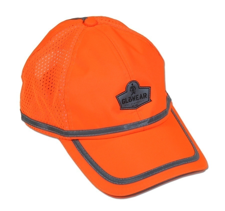 GloWear® 8930 Class Headwear Hi-Vis Baseball Cap from Columbia Safety