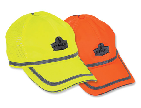 GloWear® 8930 Class Headwear Hi-Vis Baseball Cap from Columbia Safety