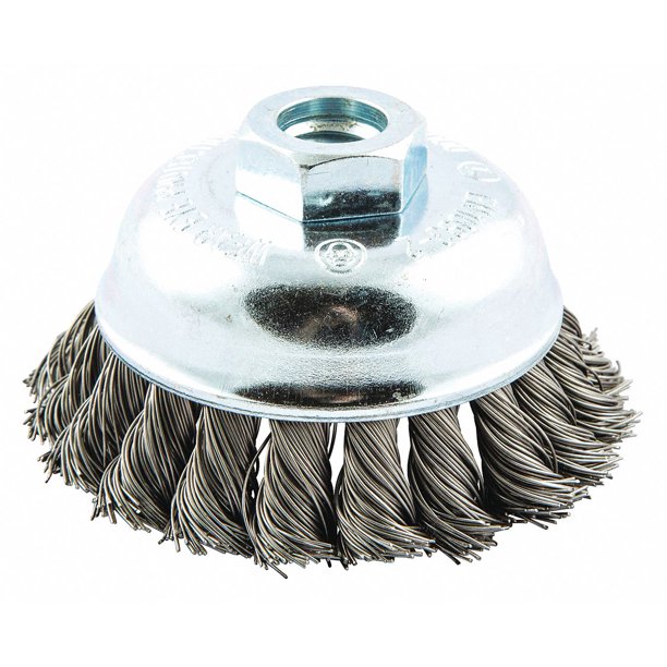 Norton 3-1/2 Inch Twist Knot Wire Cup Brush from Columbia Safety