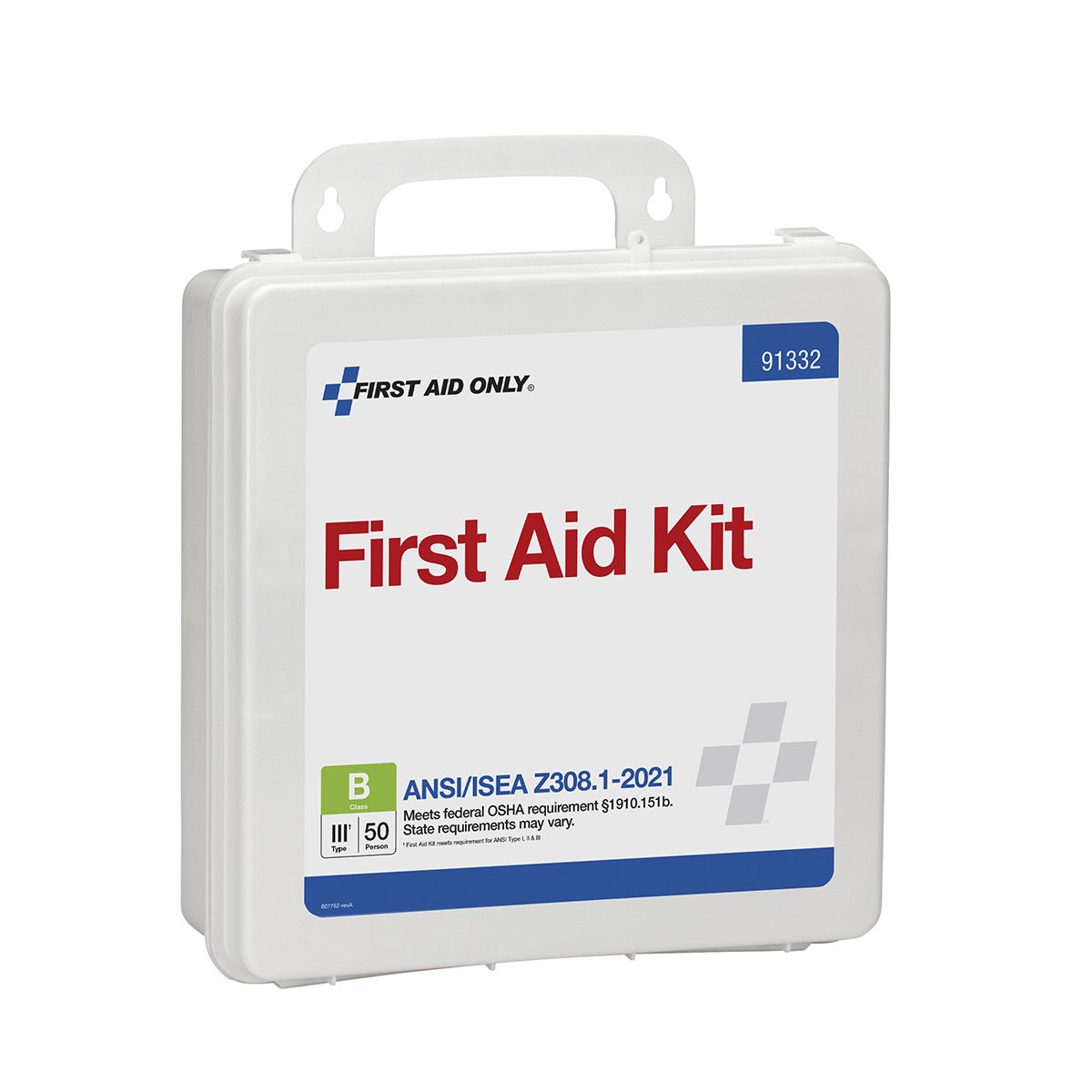 First Aid Only ANSI B 50 Person Plastic ANSI 2021 Compliant First Aid Kit from Columbia Safety