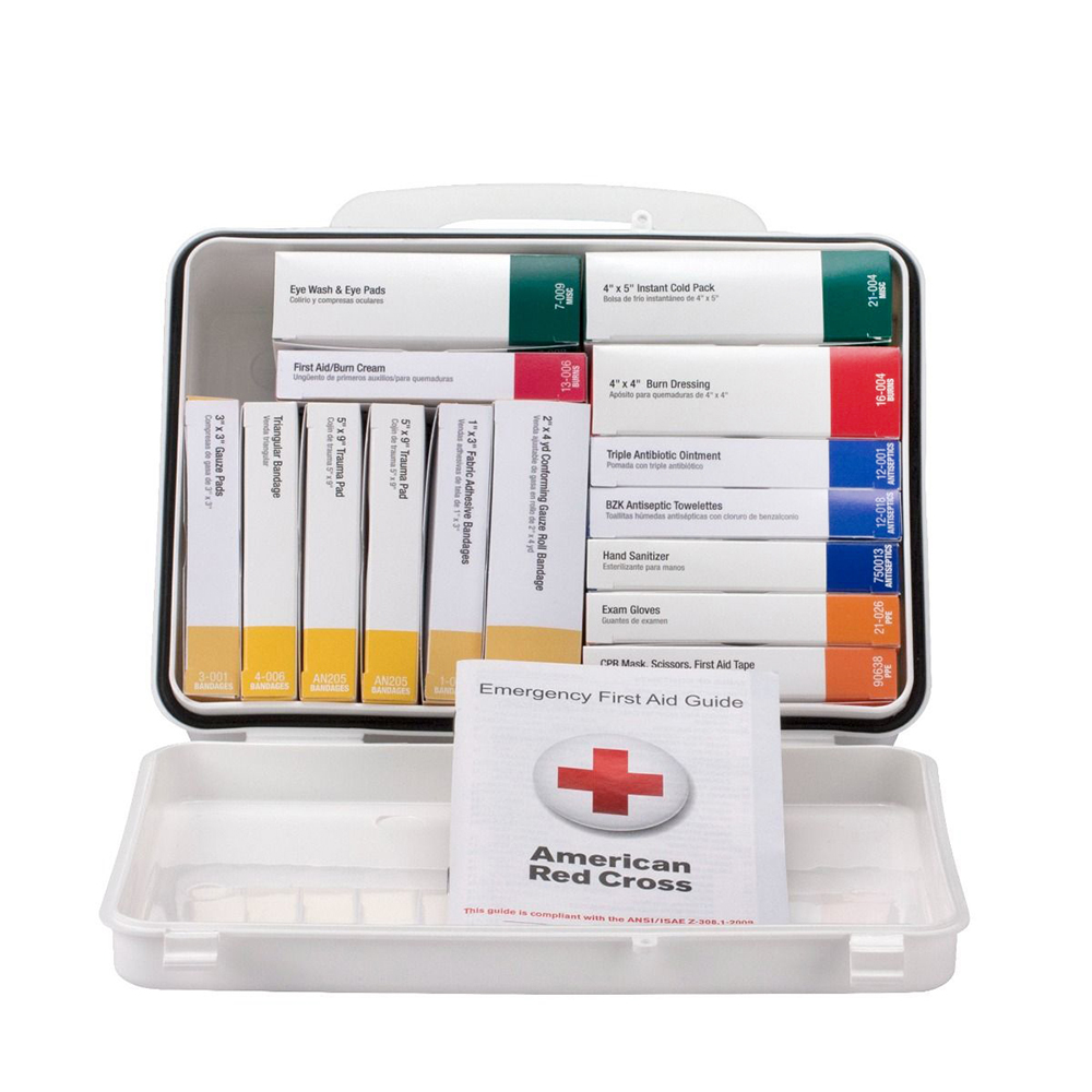 First Aid Only ANSI A 25 Person 16 Unit Plastic ANSI 2021 Compliant First Aid Kit from Columbia Safety