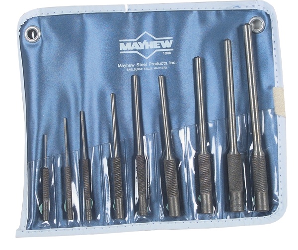 Wright Tool 9681, 9 Piece Pilot Punch Set from Columbia Safety