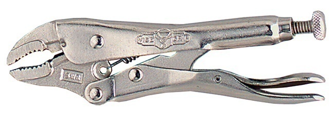 Wright Tool Curved Jaw Locking Pliers with Wire Cutter from Columbia Safety