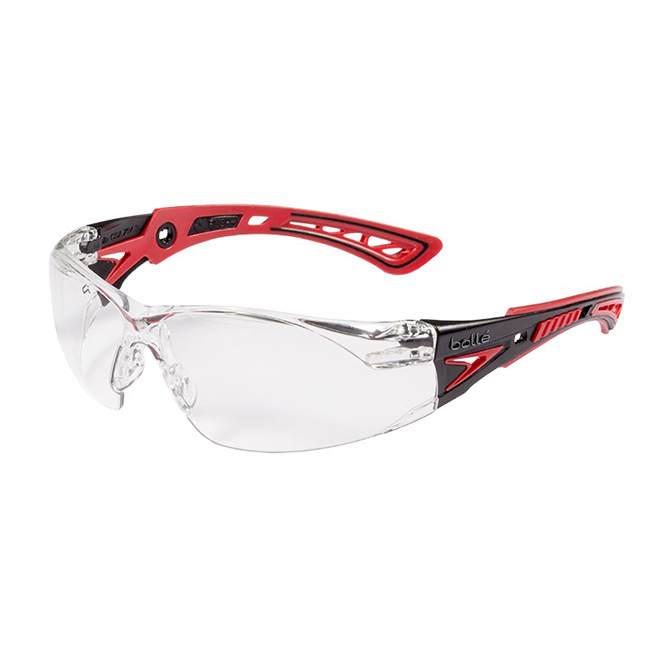 Bolle Rush+ Safety Glasses with Clear Lens from Columbia Safety