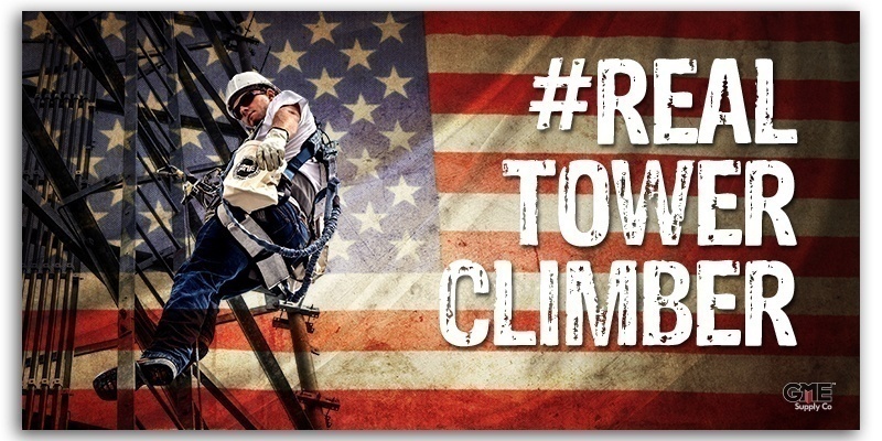 Real Tower Climber Banner from Columbia Safety