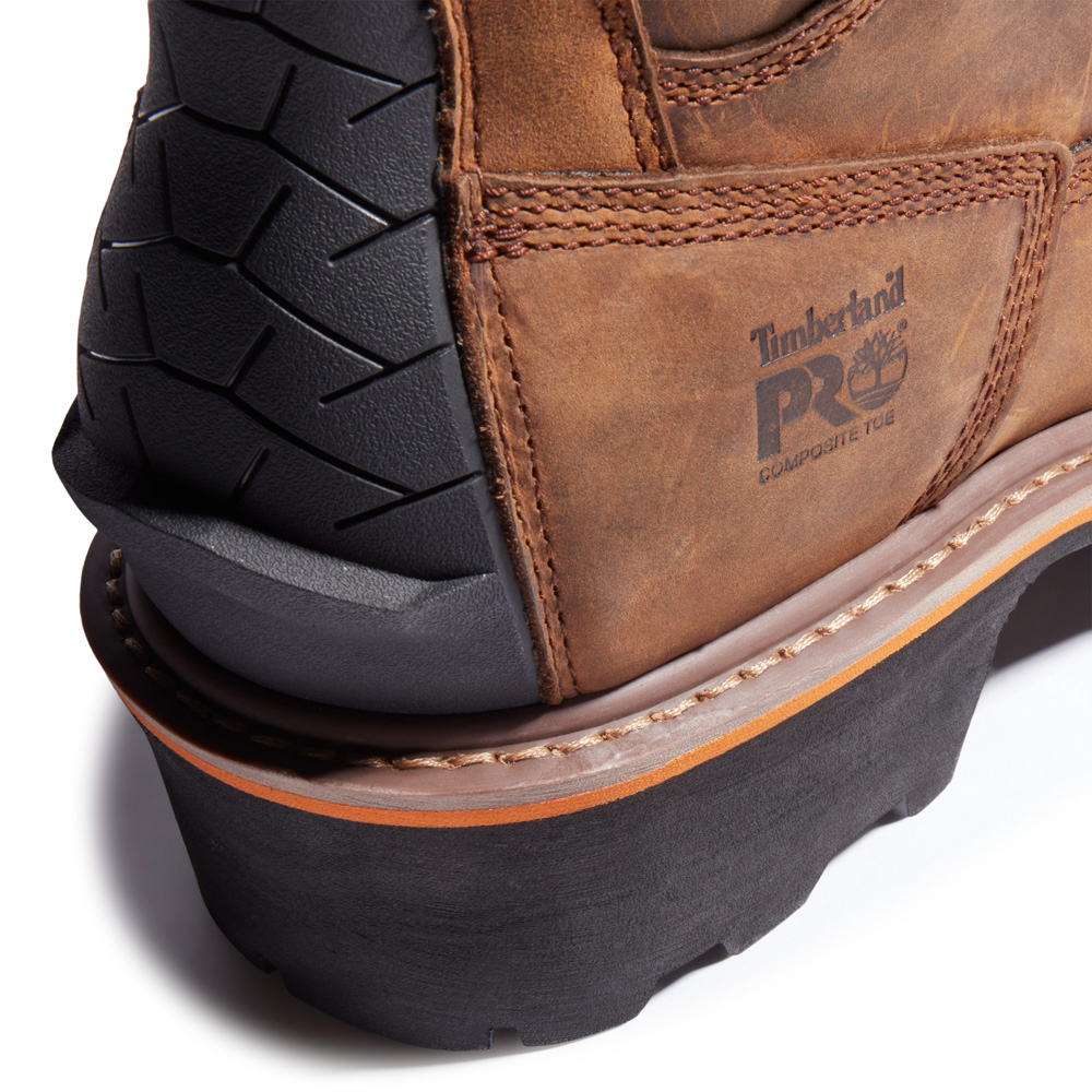 Timberland Men's Evergreen Logger Composite Toe Waterproof Work Boots from Columbia Safety