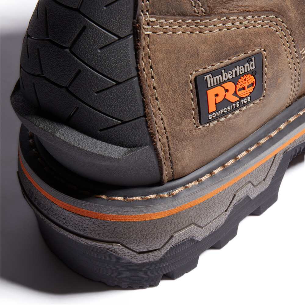 Timberland Men's Boondock HD Logger Composite Toe Waterproof Work Boots from Columbia Safety
