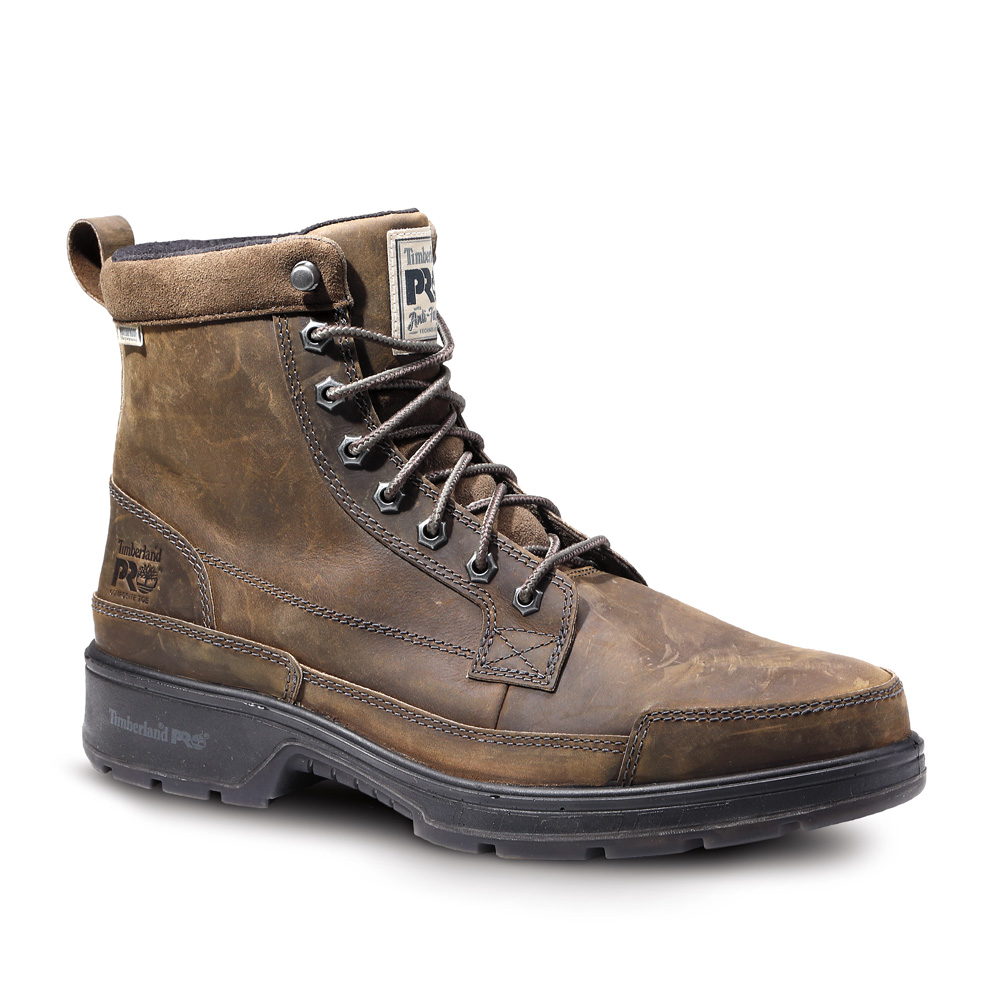 Timberland Men's Nashoba EK+ 6 Inch Composite Toe Waterproof Work Boots from Columbia Safety