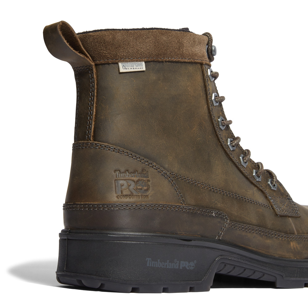 Timberland Men's Nashoba EK+ 6 Inch Composite Toe Waterproof Work Boots from Columbia Safety