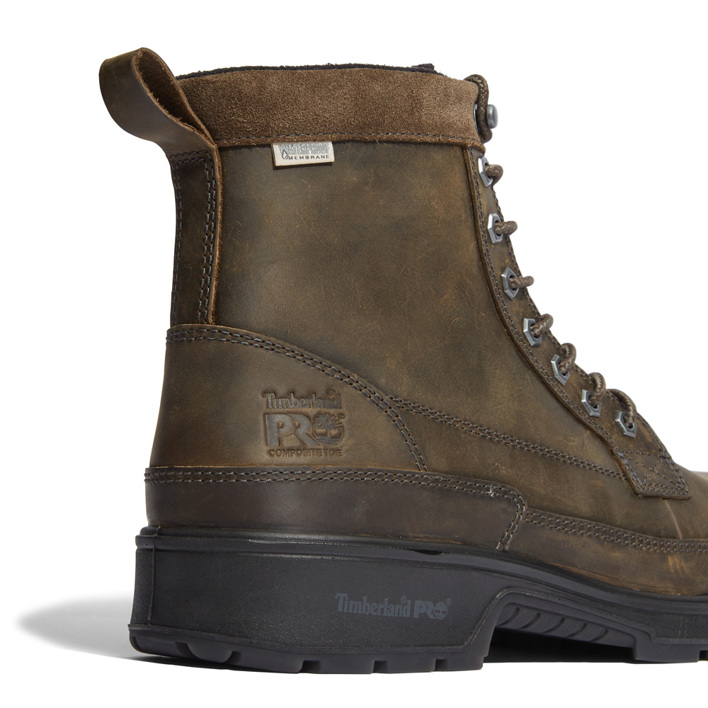 Timberland PRO Men's Nashoba EK+ 6 Inch Composite Toe Waterproof Work Boots from Columbia Safety