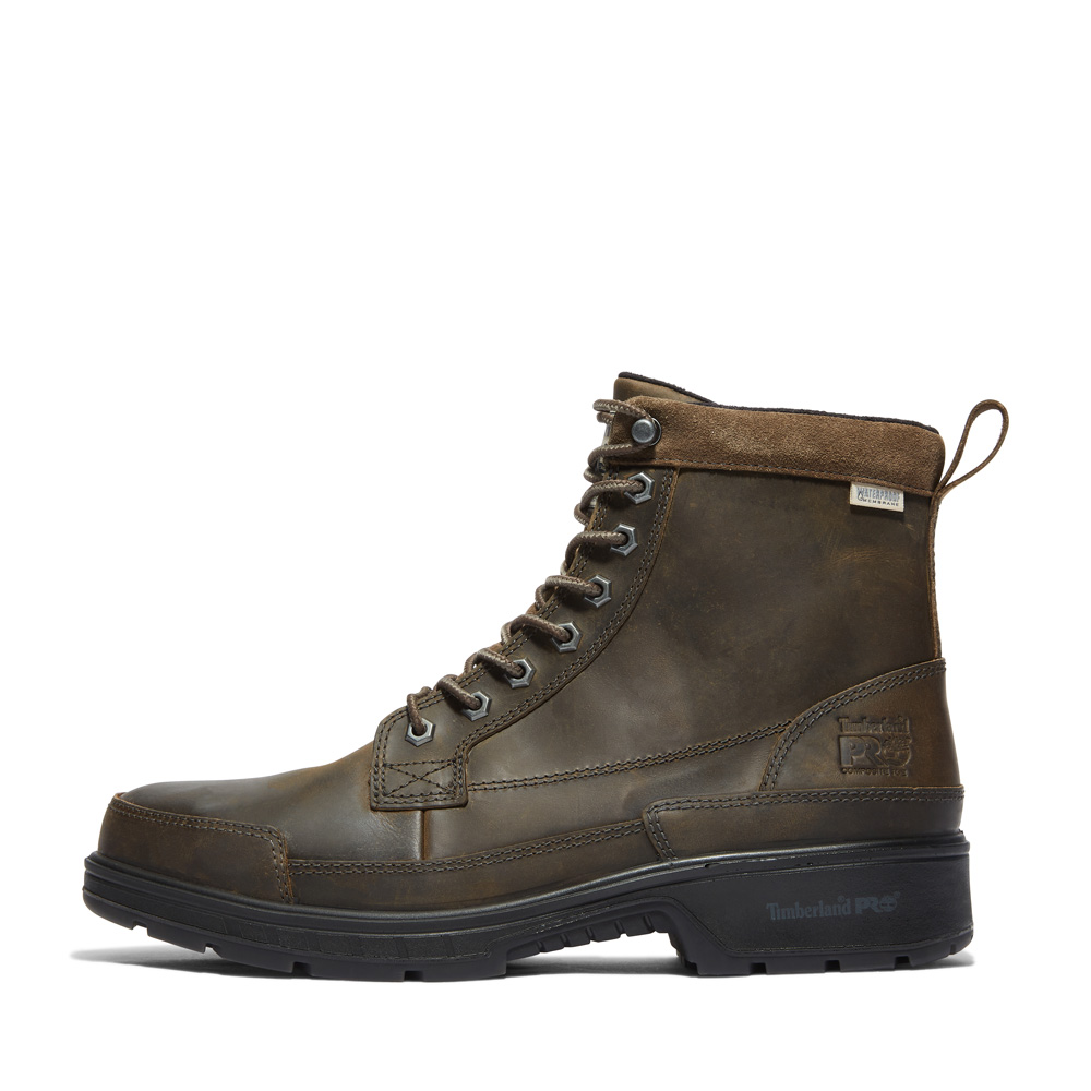 Timberland PRO Men's Nashoba EK+ 6 Inch Composite Toe Waterproof Work Boots from Columbia Safety