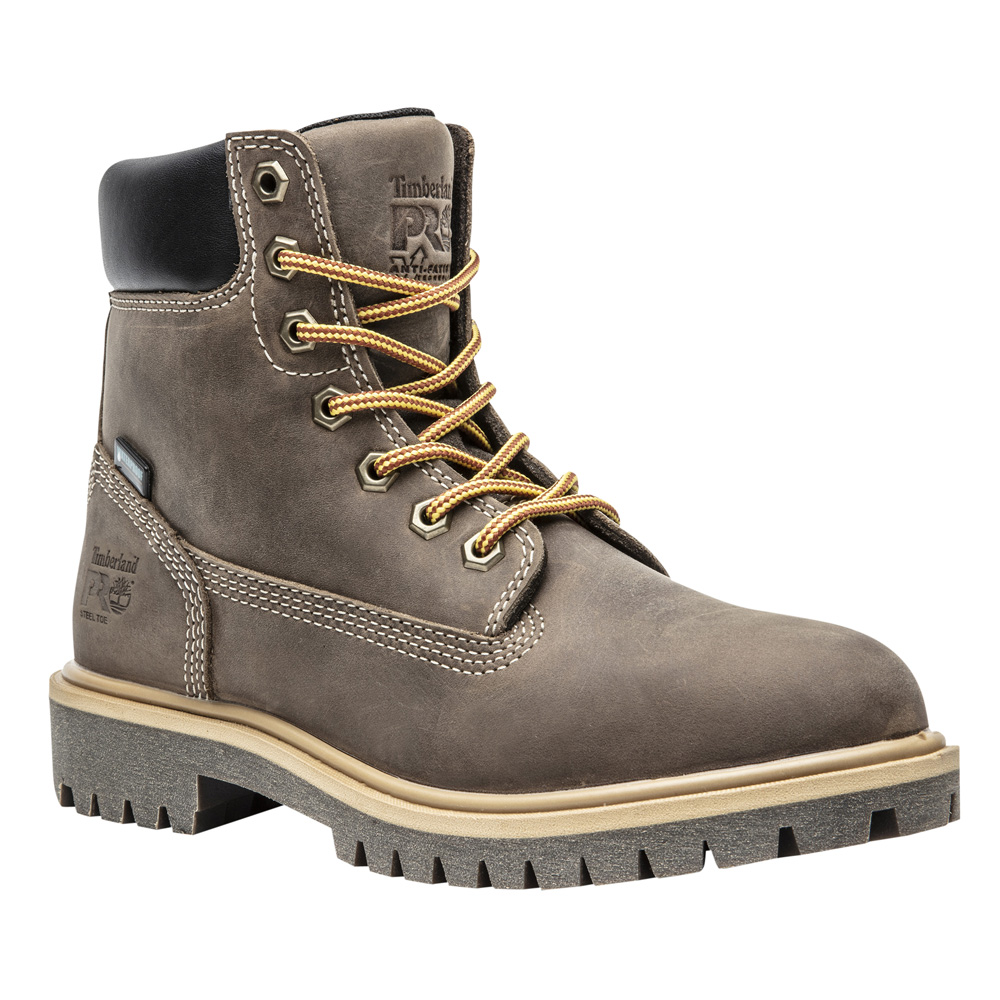 Timberland PRO Women's Direct Attach 6 Inch Steel Toe Waterproof Work Boots from Columbia Safety