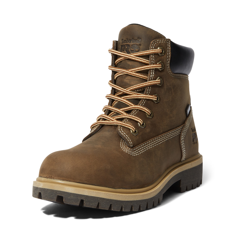 Timberland PRO Women's Direct Attach 6 Inch Steel Toe Waterproof Work Boots from Columbia Safety