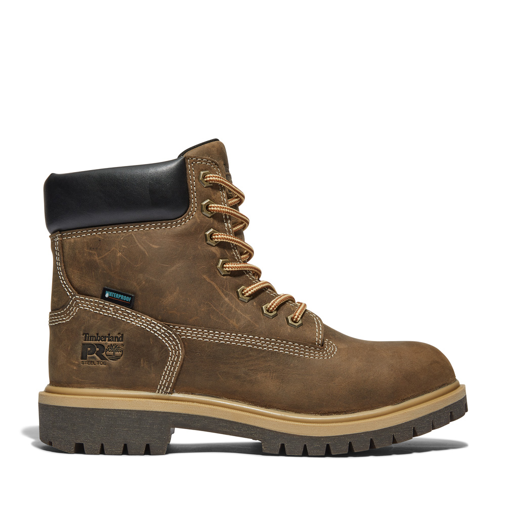 Timberland PRO Women's Direct Attach 6 Inch Steel Toe Waterproof Work Boots from Columbia Safety
