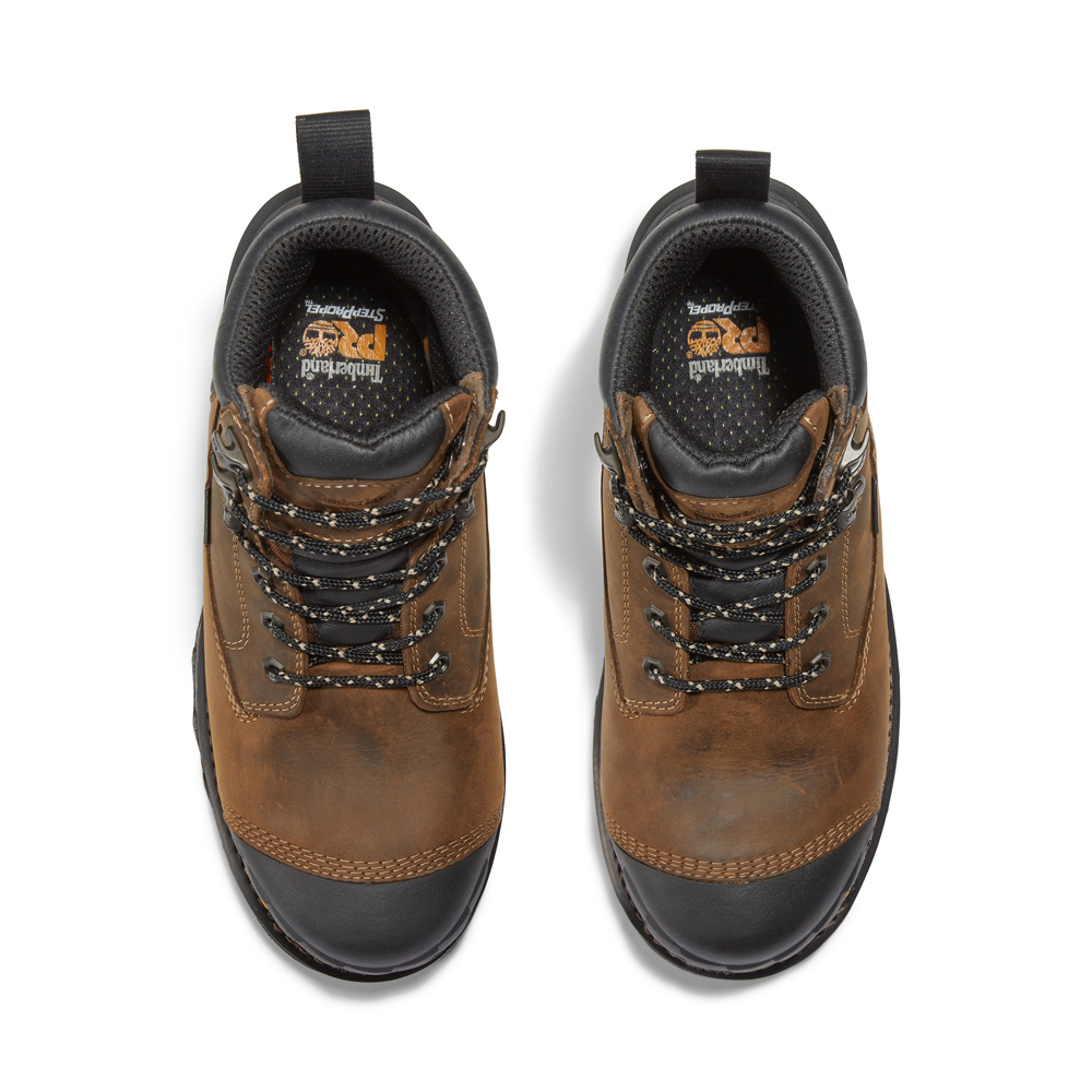 Timberland PRO Men's Boondock HD 6 Inch Composite Toe Waterproof Work Boots from Columbia Safety