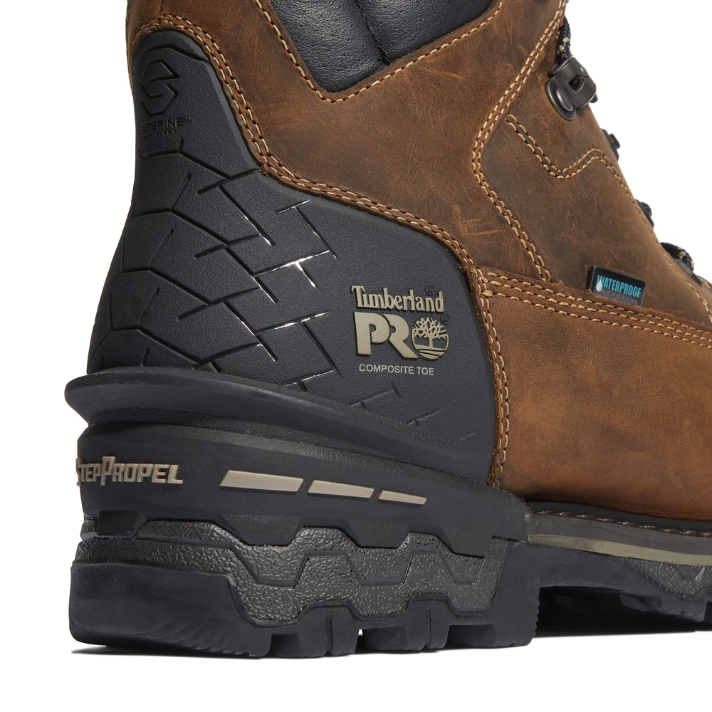 Timberland PRO Men's Boondock HD 6 Inch Composite Toe Waterproof Work Boots from Columbia Safety