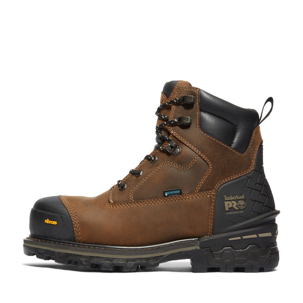 Timberland PRO Men's Boondock HD 6 Inch Composite Toe Waterproof Work Boots from Columbia Safety