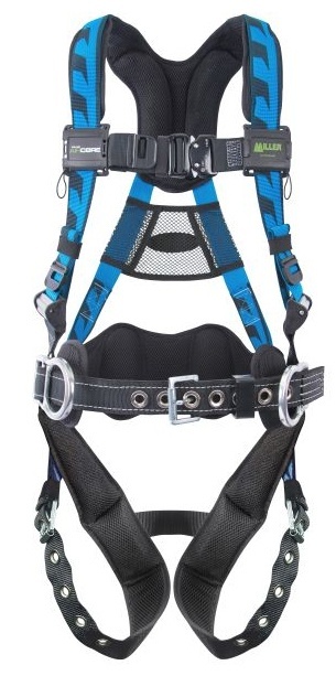 Miller ACA-QC-BDP/UBL AirCore Harness w/ Aluminum Hardware from Columbia Safety