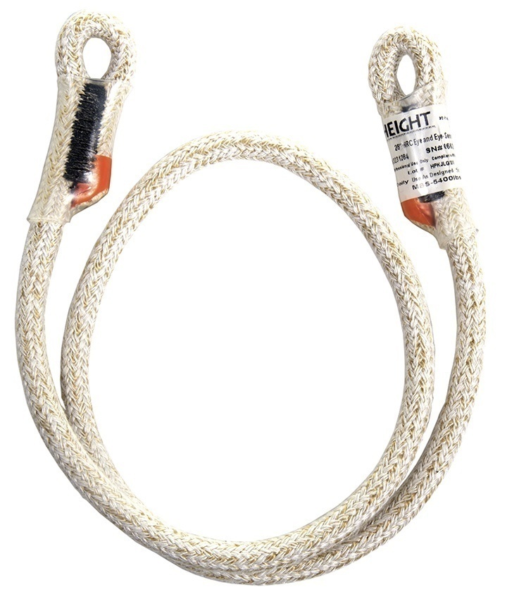 At-Height HRC Sewn Eye and Eye Hitch Cord - 28 Inch from Columbia Safety