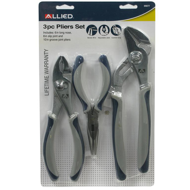 Allied International 3 Piece Pliers Set from Columbia Safety