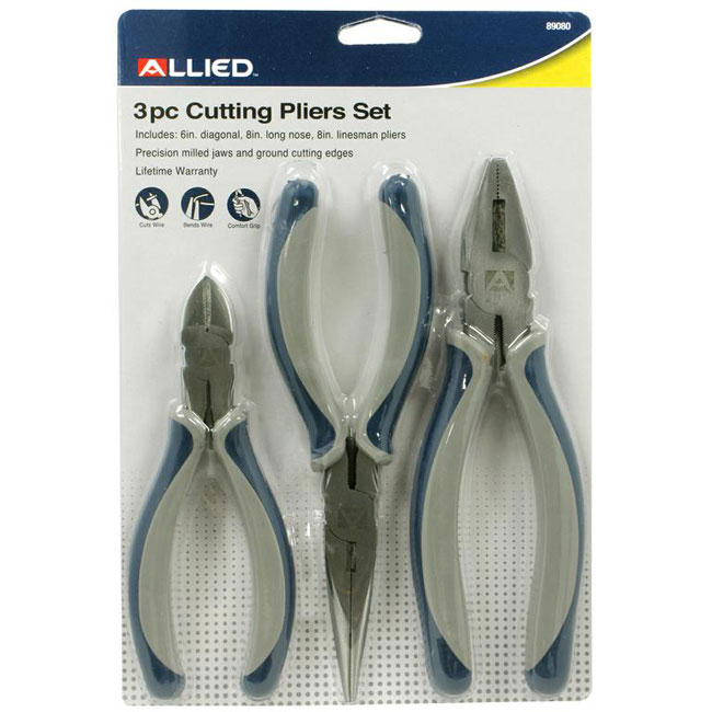 Allied International 3 Piece Cutting Pliers Set from Columbia Safety