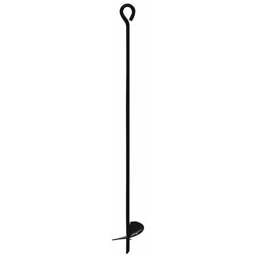 Earth Screw Anchor with Black Paint Finish from Columbia Safety