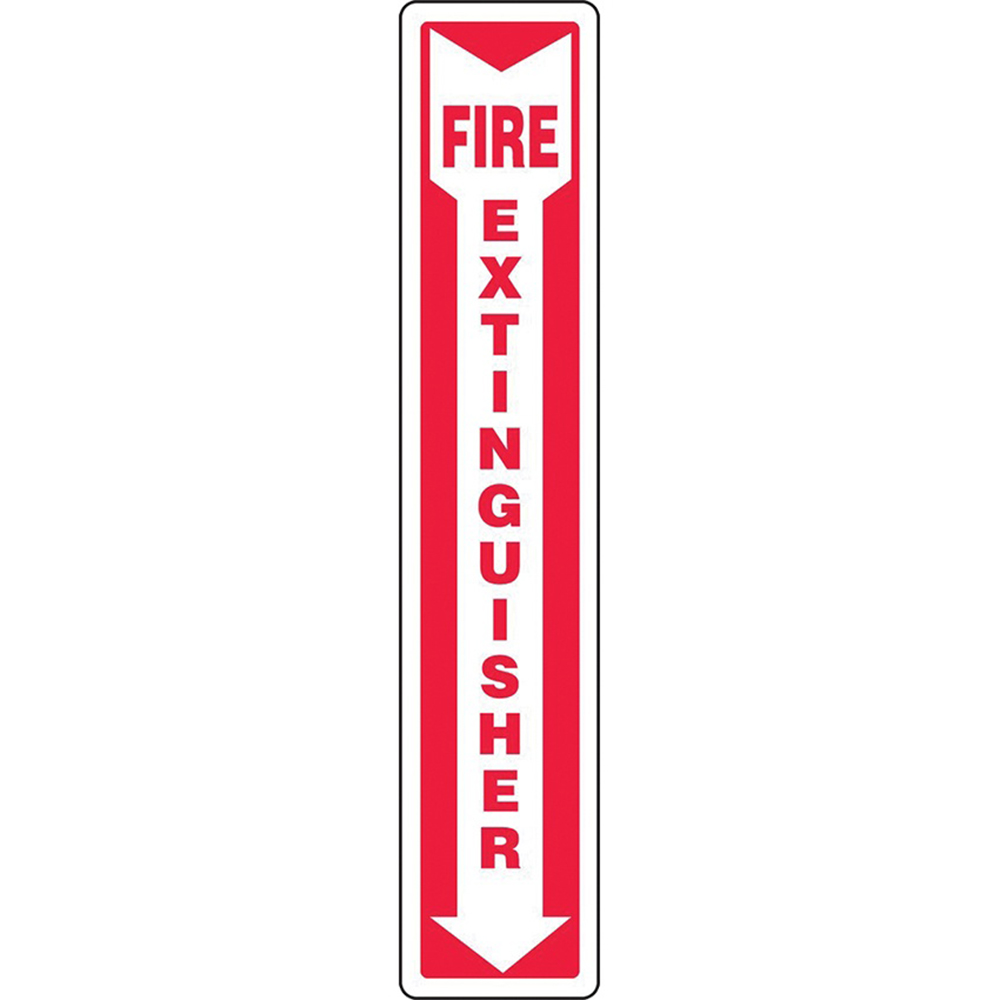 Accuform Adhesive Vinyl Fire Extinguisher Sign from Columbia Safety