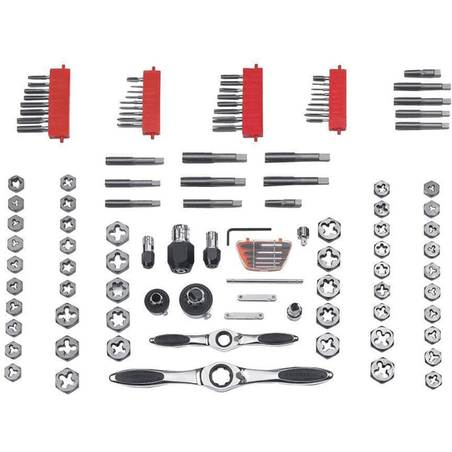 GearWrench 114 Piece SAE/Metric Ratcheting Tap and Die Set from Columbia Safety