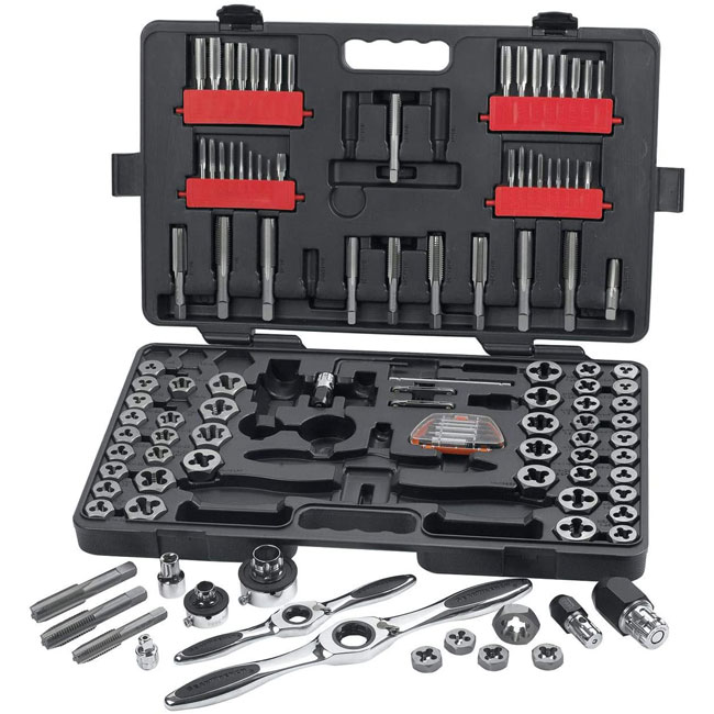 GearWrench 114 Piece SAE/Metric Ratcheting Tap and Die Set from Columbia Safety
