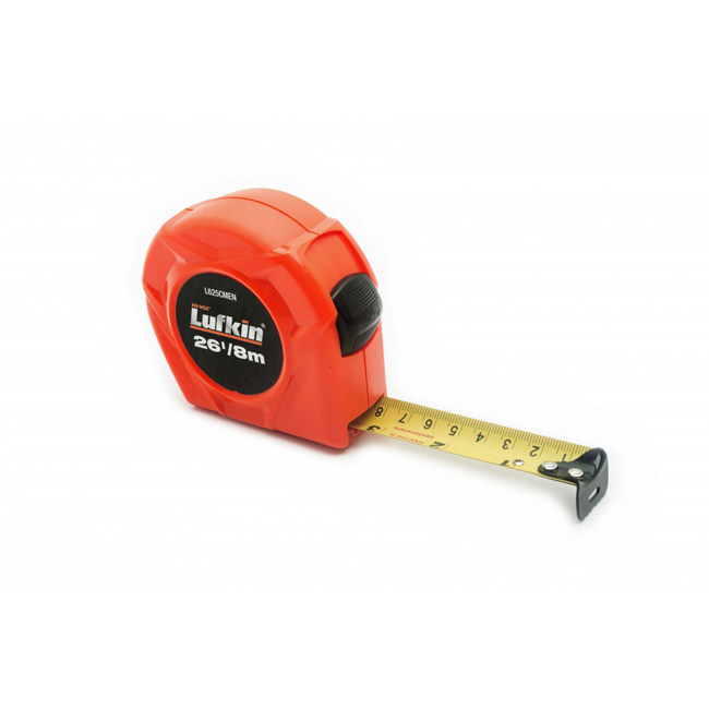 Crescent Tools Hi-Viz Orange SAE/Metric Yellow Clad Power Return 26 Foot Tape Measure from Columbia Safety