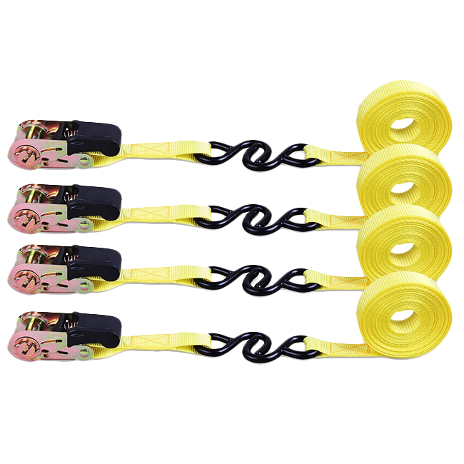 Cartman Ratchet Tie-Down Straps - 4 Pack from Columbia Safety