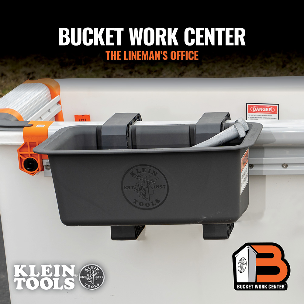 Klein Tools Rail System Bucket Work Tray Module from Columbia Safety