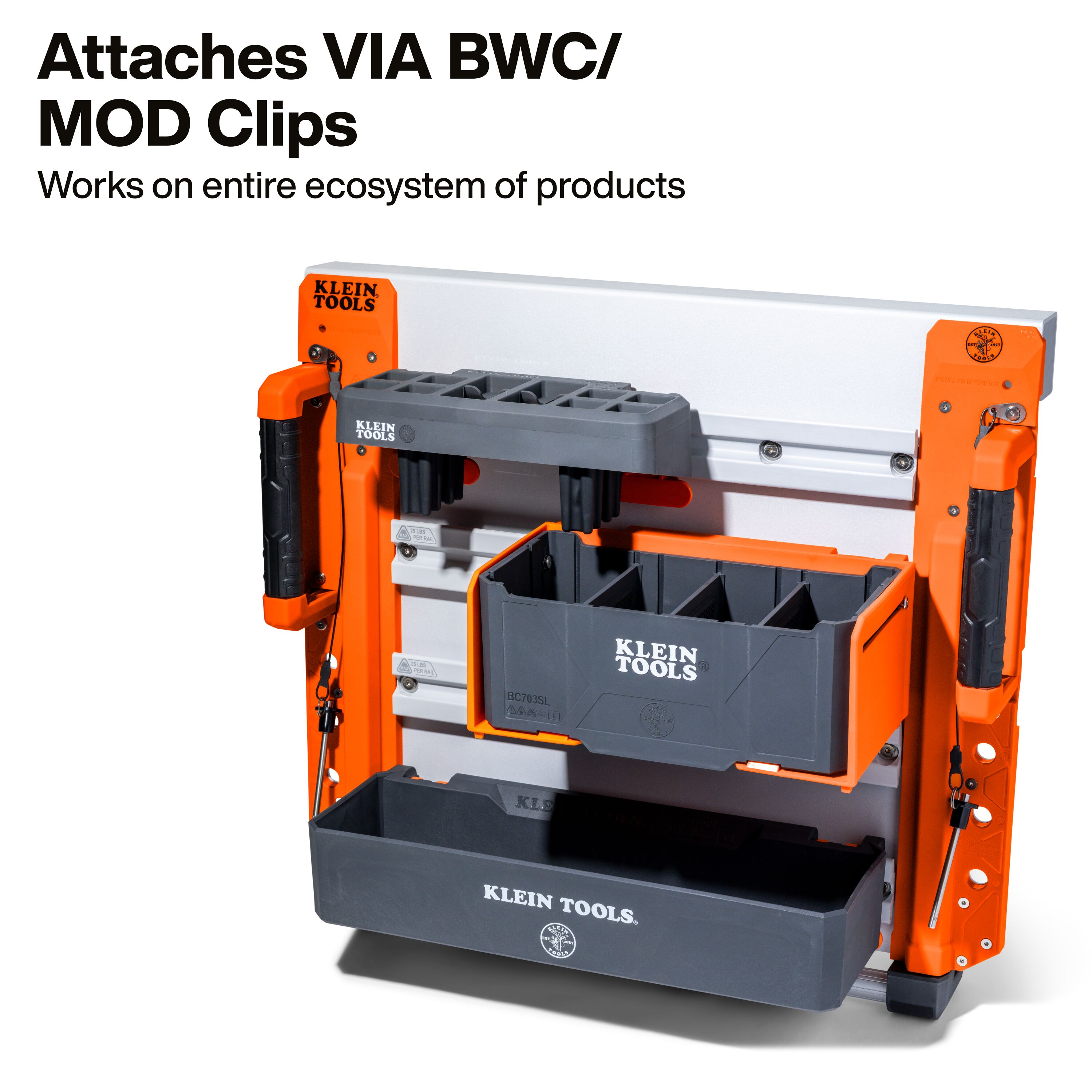 Klein Tools Rail System Tray Module  from Columbia Safety