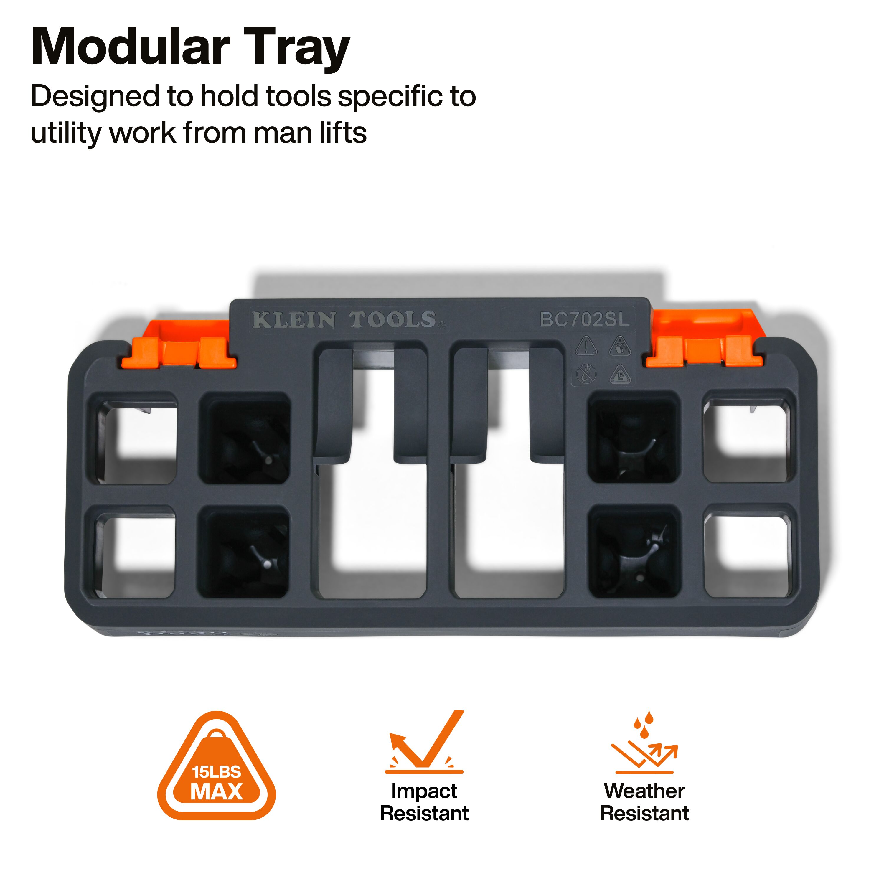 Klein Tools Rail System Tool Holder Module  from Columbia Safety