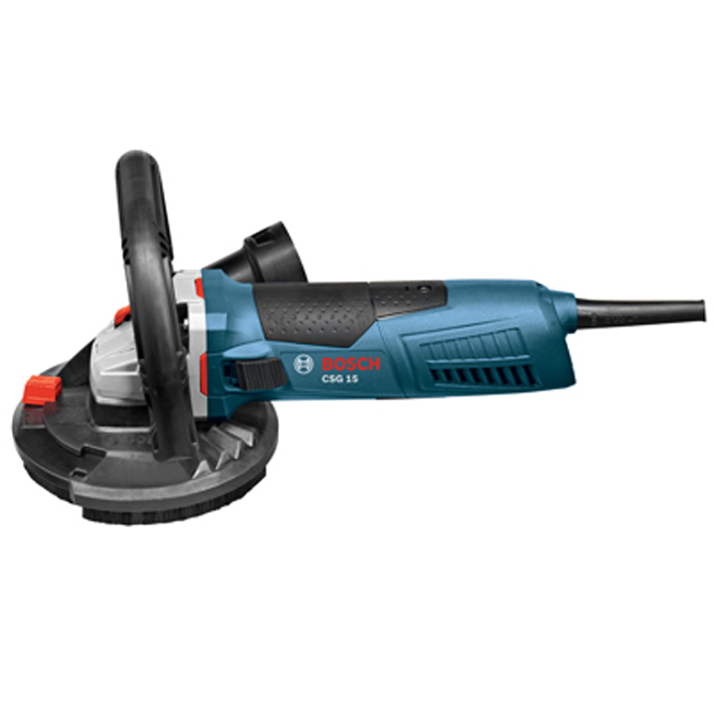 Bosch 5 Inch Concrete Surface Grinder with Dust Collection Shroud from Columbia Safety