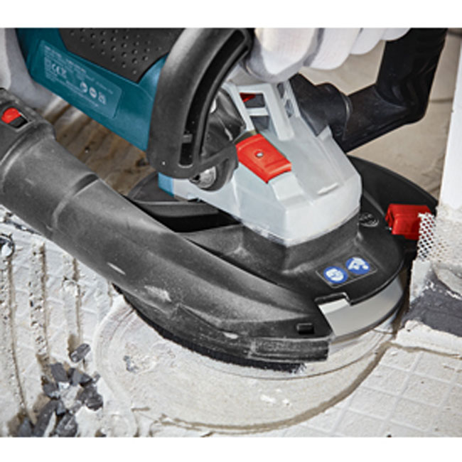 Bosch 5 Inch Concrete Surface Grinder with Dust Collection Shroud from Columbia Safety