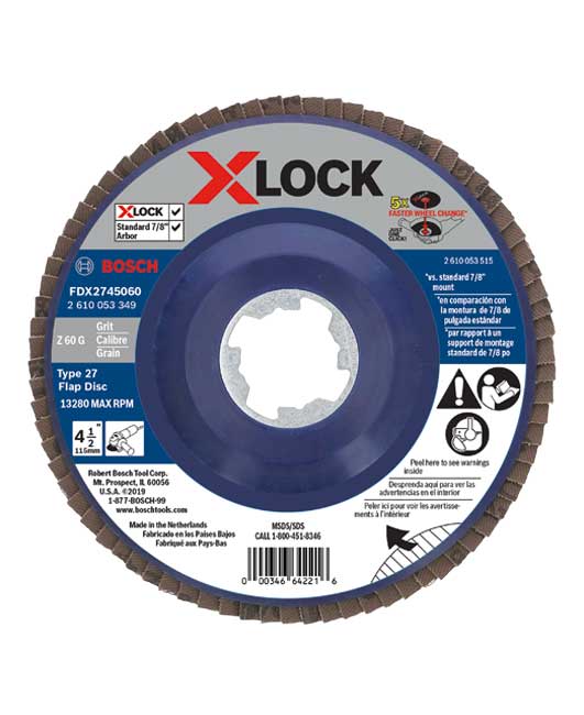 Bosch X-LOCK Small Angle Grinder Wheel |FDX2745060 from Columbia Safety