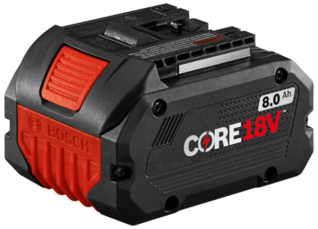 Bosch 18V CORE18V Lithium-Ion 8.0 Ah Performance Battery | GBA18V80 from Columbia Safety