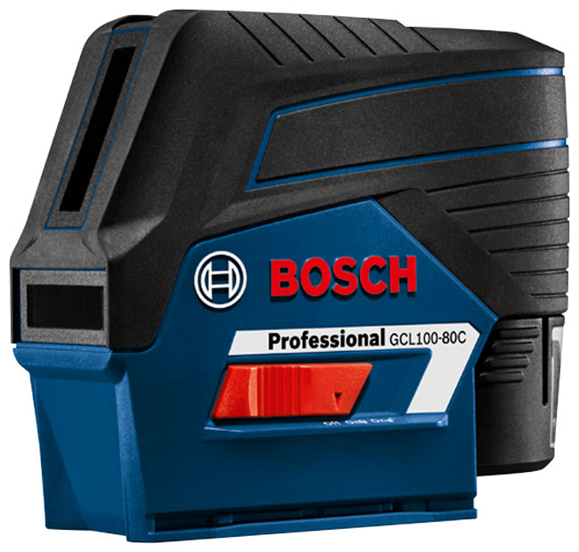 Bosch 12V Max Connected Cross-Line Laser with Plumb Points |GCL100-80C from Columbia Safety