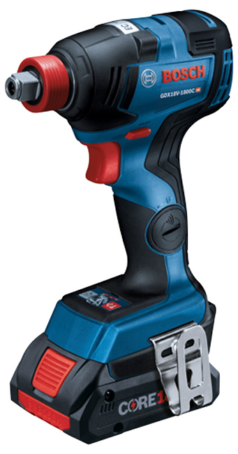 Bosch 18V EC Brushless Connected-Ready Freak 1/4 Inch and 1/2 Inch Two-In-One Bit/Socket Impact Driver Kit | GDX18V-1800CB15 from Columbia Safety