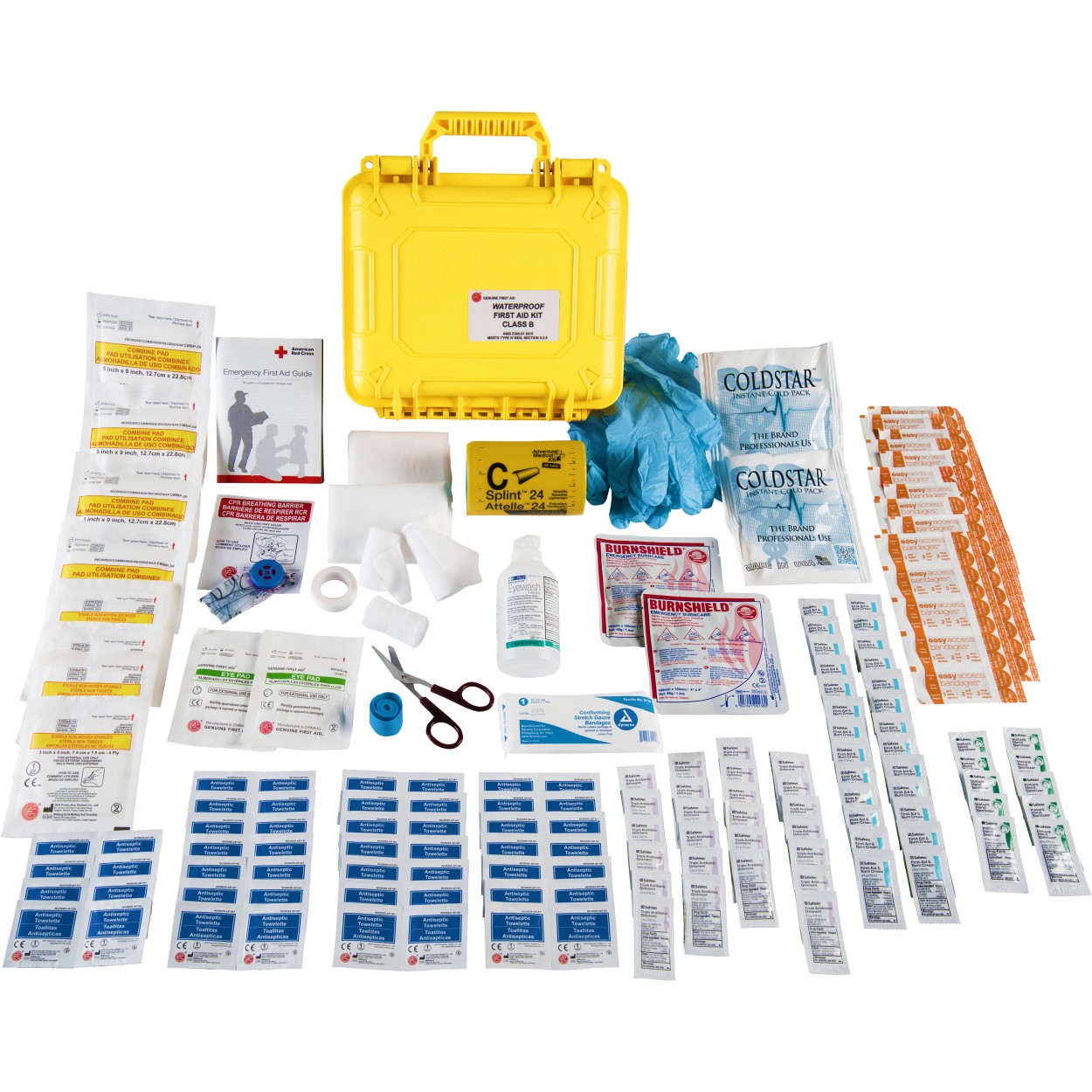 Genuine First Aid 50 Person ANSI Class B Type IV Waterproof First Aid Kit from Columbia Safety