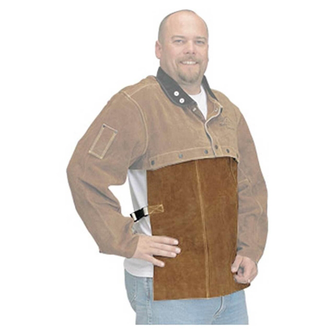 Black Stallion Split Cowhide Welding Bib from Columbia Safety