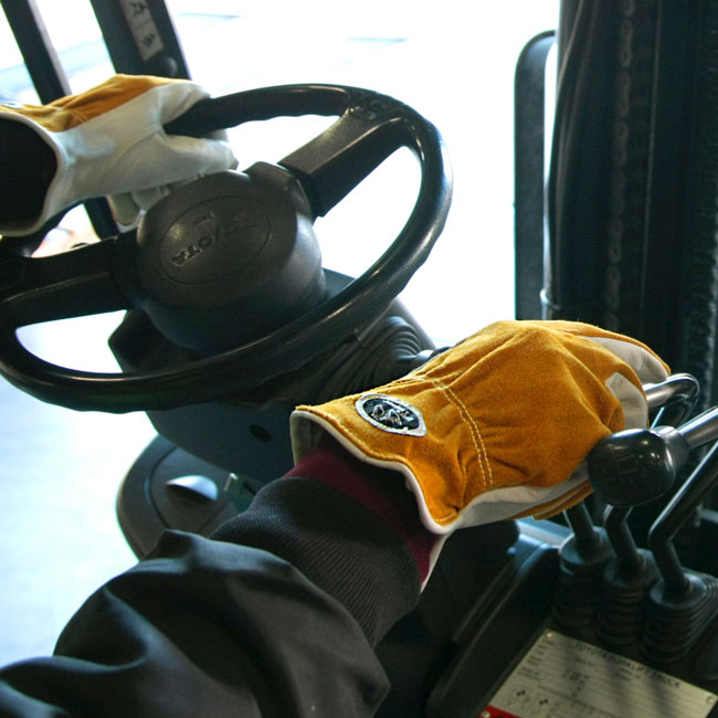 Black Stallion Versatile Grain Cowhide Palm Drivers Gloves with Kevlar Stitching (97K Series) from Columbia Safety