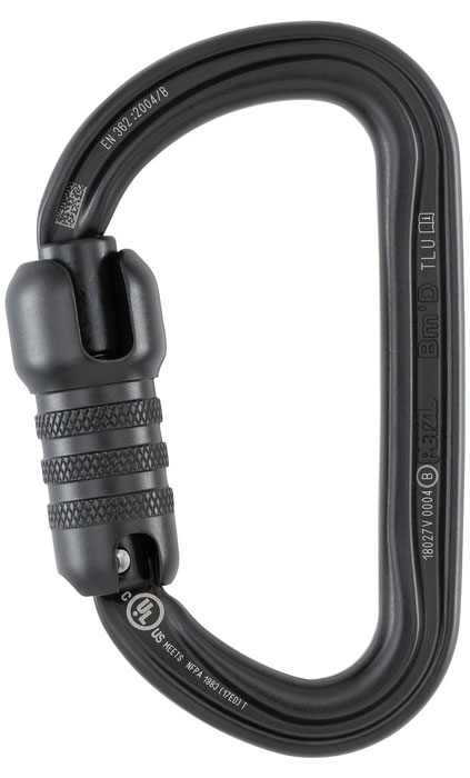 Petzl Bm'D High-Strength Carabiner - Black from Columbia Safety