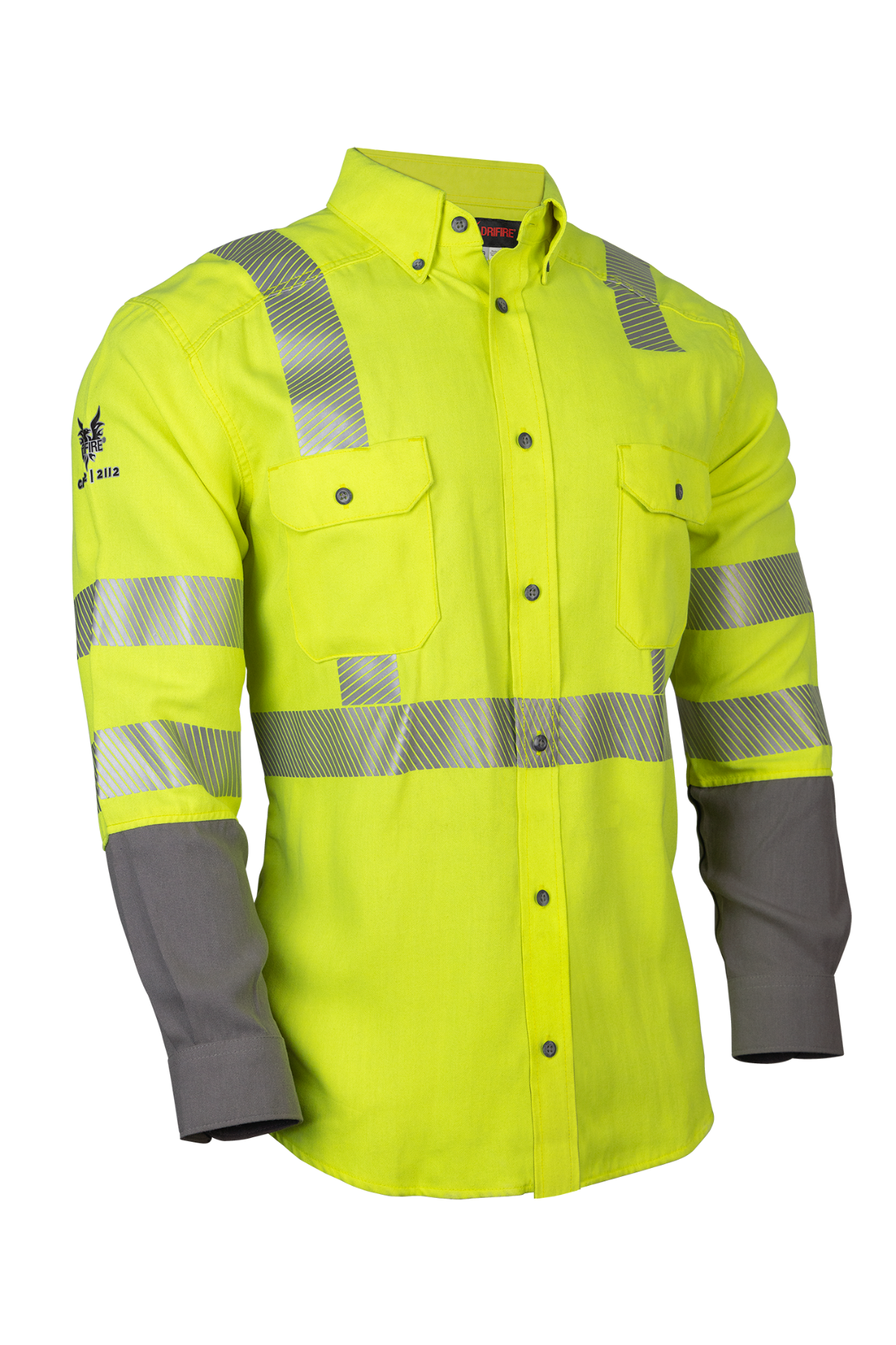 NSA DRIFIRE FR Hi-Vis Lightweight Work Shirt Class 3 from Columbia Safety